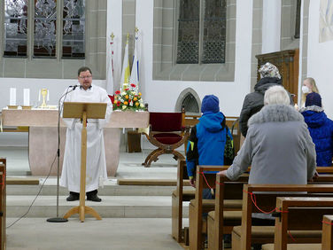 Lumen Christi - Auferstehungsmesse in St. Crescentius (Foto: Karl-Franz Thiede)